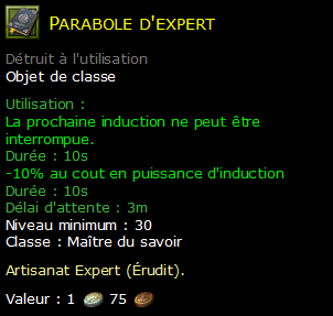 Parabole d'expert