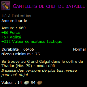 Gantelets de chef de bataille