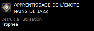 Apprentissage de l'emote mains de jazz