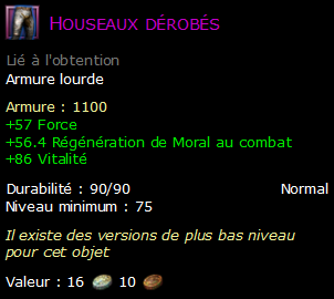 Houseaux dérobés