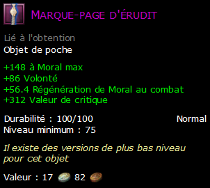 Marque-page d'érudit