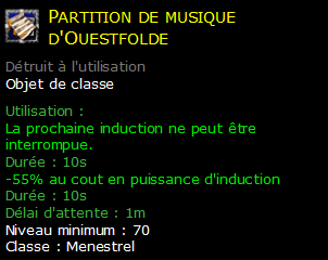 Partition de musique d'Ouestfolde