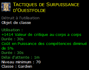 Tactiques de Surpuissance d'Ouestfolde