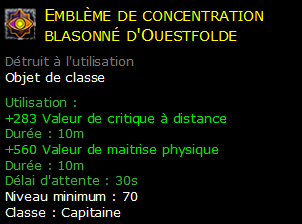 Emblème de concentration blasonné d'Ouestfolde