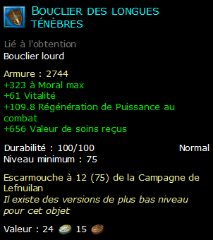 Bouclier des longues ténèbres