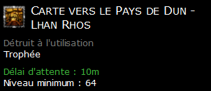 Carte vers le Pays de Dun - Lhan Rhos