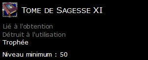 Tome de Sagesse XI