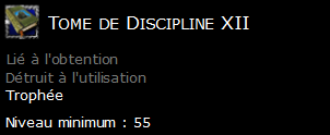 Tome de Discipline XII