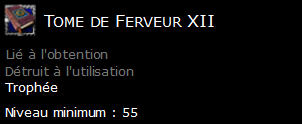 Tome de Ferveur XII