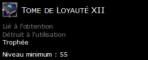 Tome de Loyauté XII