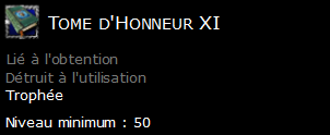 Tome d'Honneur XI