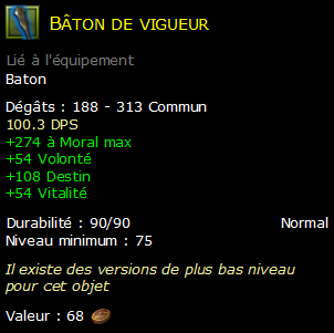 Bâton de vigueur