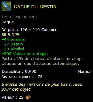 Dague du Destin