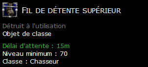 Fil de détente supérieur