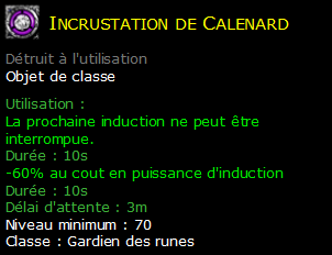 Incrustation de Calenard