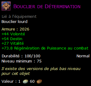 Bouclier de Détermination