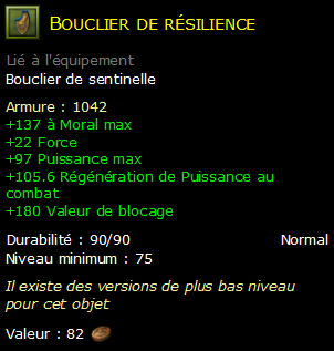 Bouclier de résilience