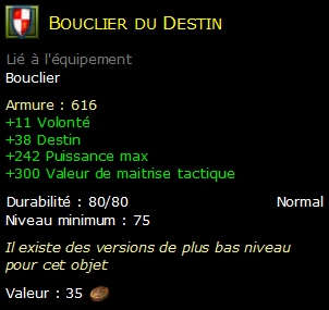 Bouclier du Destin