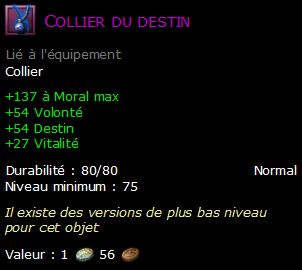 Collier du destin