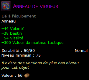 Anneau de vigueur