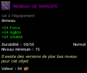 Anneau de rapidité