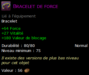 Bracelet de force