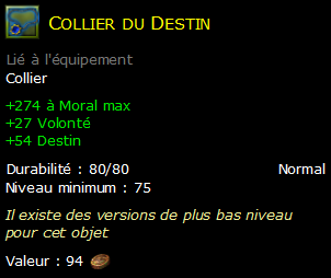 Collier du Destin