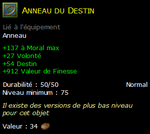 Anneau du Destin