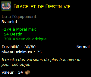 Bracelet de Destin vif