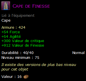 Cape de Finesse