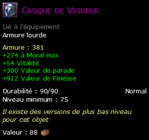 Casque de Vigueur