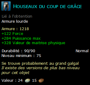 Houseaux du coup de grâce