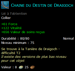 Chaine du Destin de Draigoch