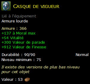 Casque de vigueur