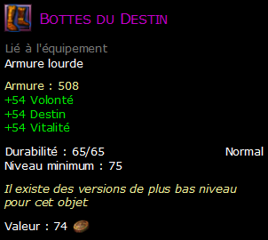 Bottes du Destin