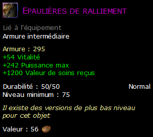 Epaulières de ralliement