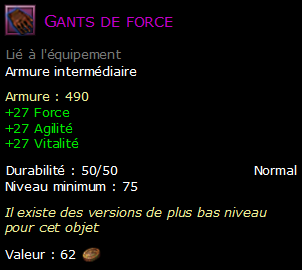 Gants de force