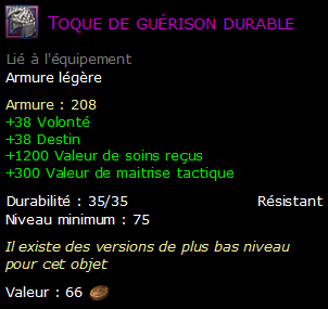 Toque de guérison durable