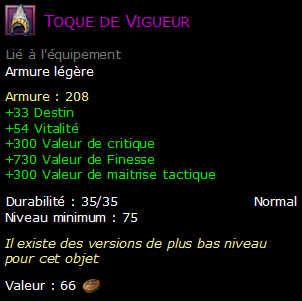 Toque de Vigueur