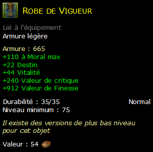 Robe de Vigueur