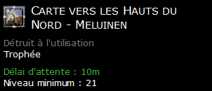 Carte vers les Hauts du Nord - Meluinen