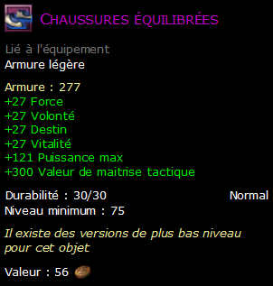 Chaussures équilibrées