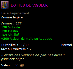 Bottes de vigueur