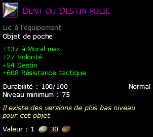 Dent du Destin polie