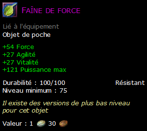 Faîne de force