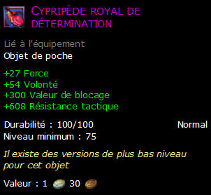 Cypripède royal de détermination