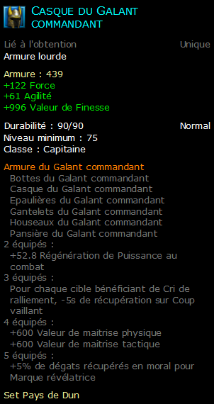 Casque du Galant commandant