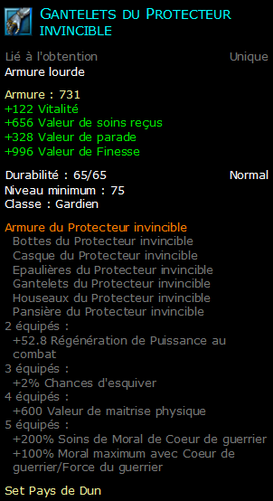 Gantelets du Protecteur invincible