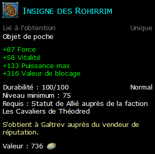 Insigne des Rohirrim