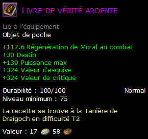 Livre de vérité ardente